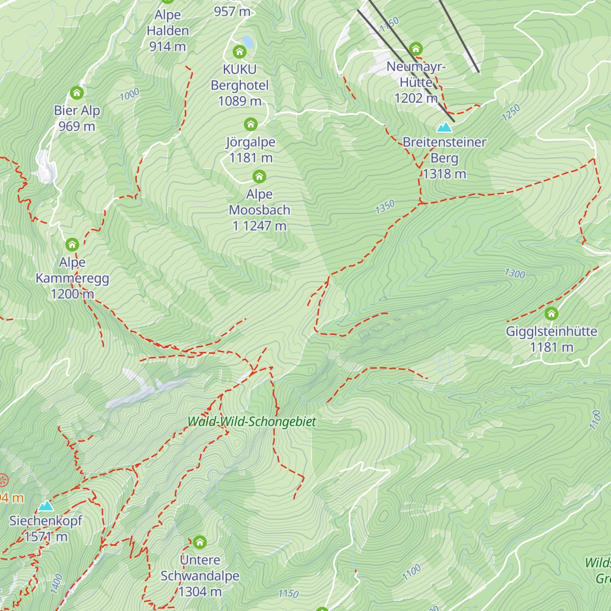Grüntenhütte map