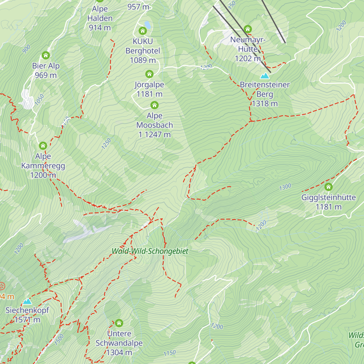 Grüntenhütte map