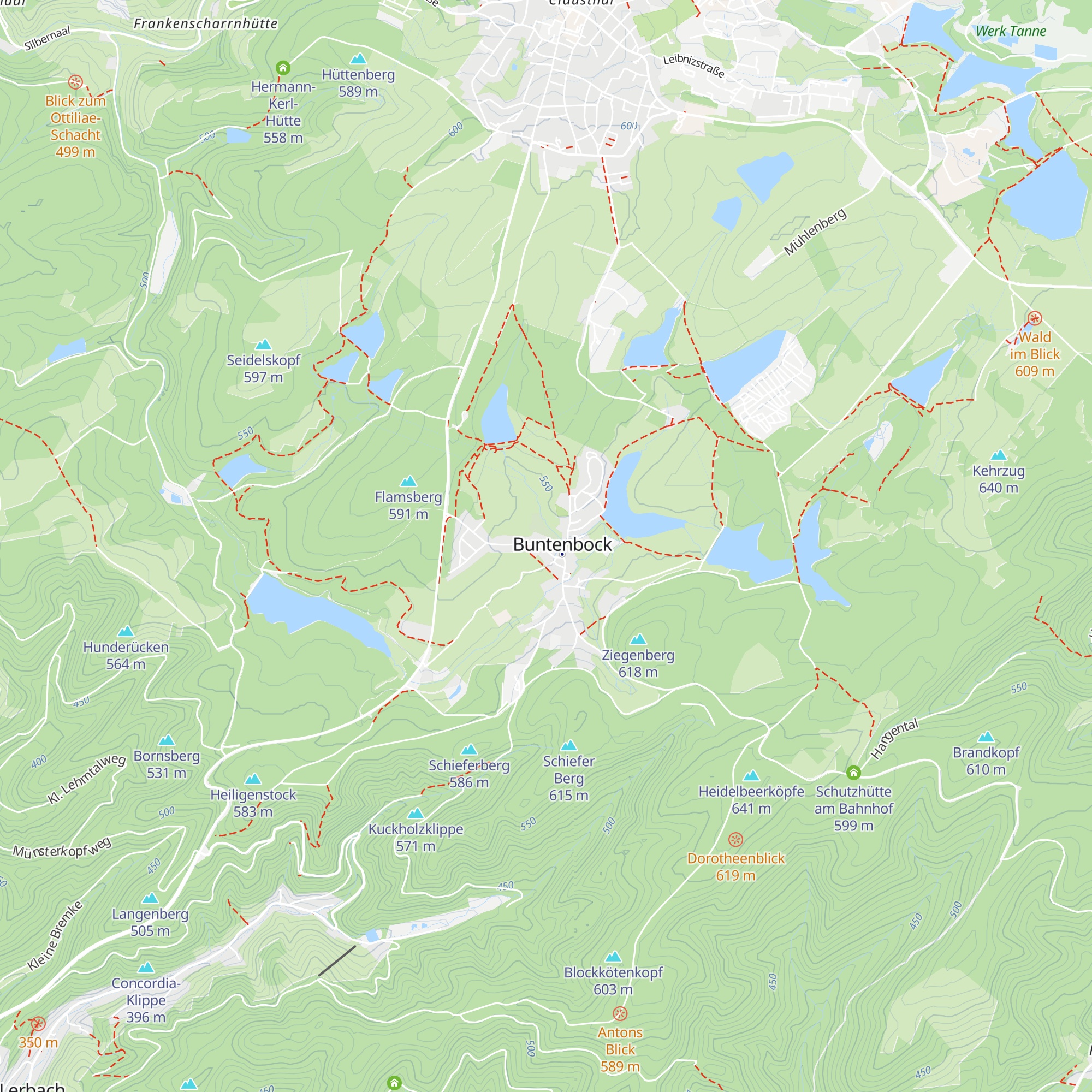 Bergwiesenalm map
