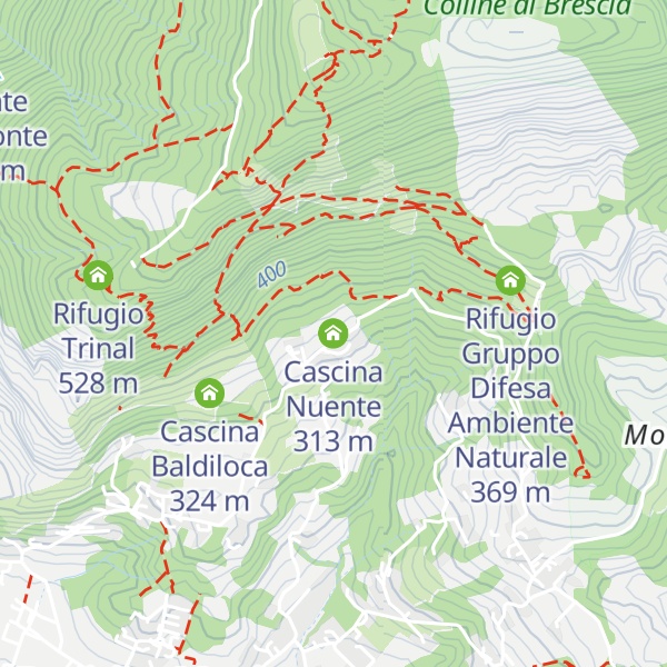 Map of Cascina Nuente