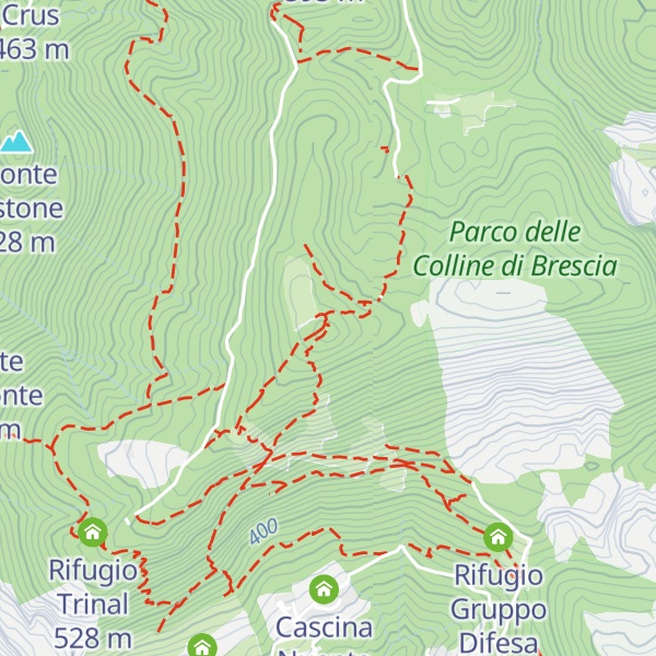 Map of Monte Fratta