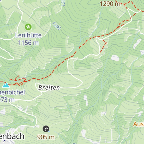 Map of Stuttgarter Hütte