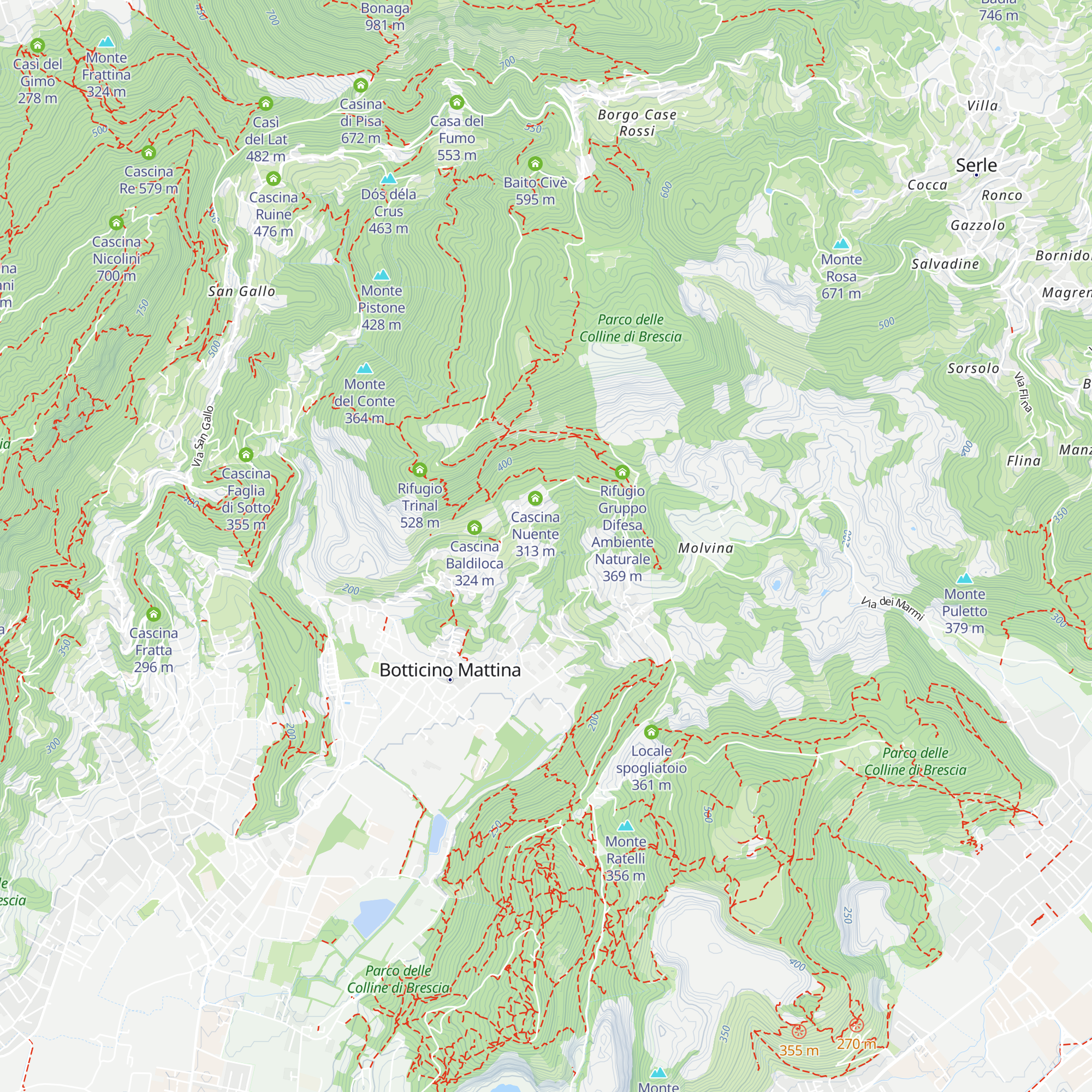 Agriturismo Perlì map