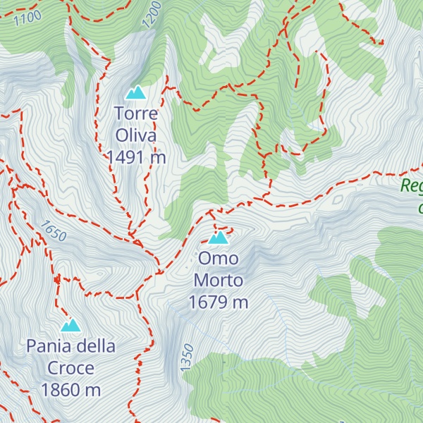 Map of Rifugio Enrico Rossi