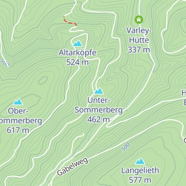 Map of Sommerberghütte