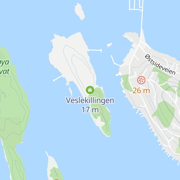 Map of Veslekillingen
