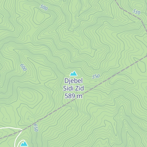 Map of Djebel Sidi Zid