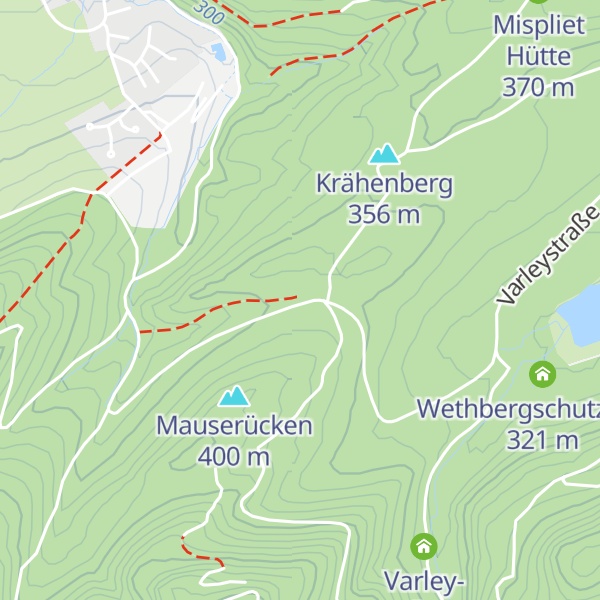 Map of Hütte am Hundeplatz