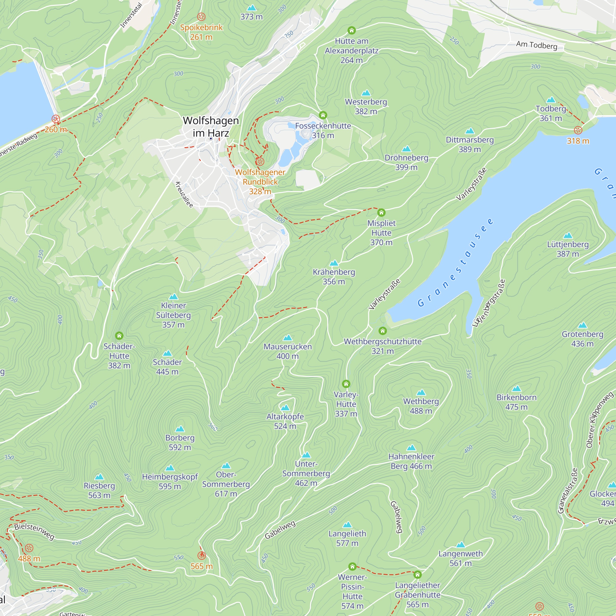 Hütte am Hundeplatz map