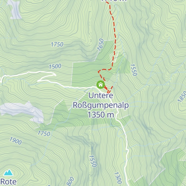 Map of Vordere Schochenalpe