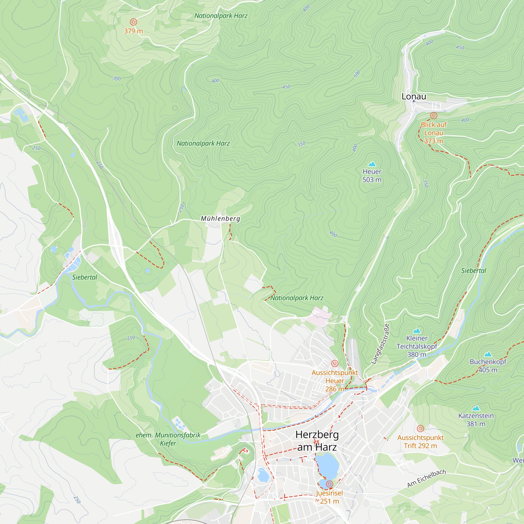 Werner Warnecke Hütte map