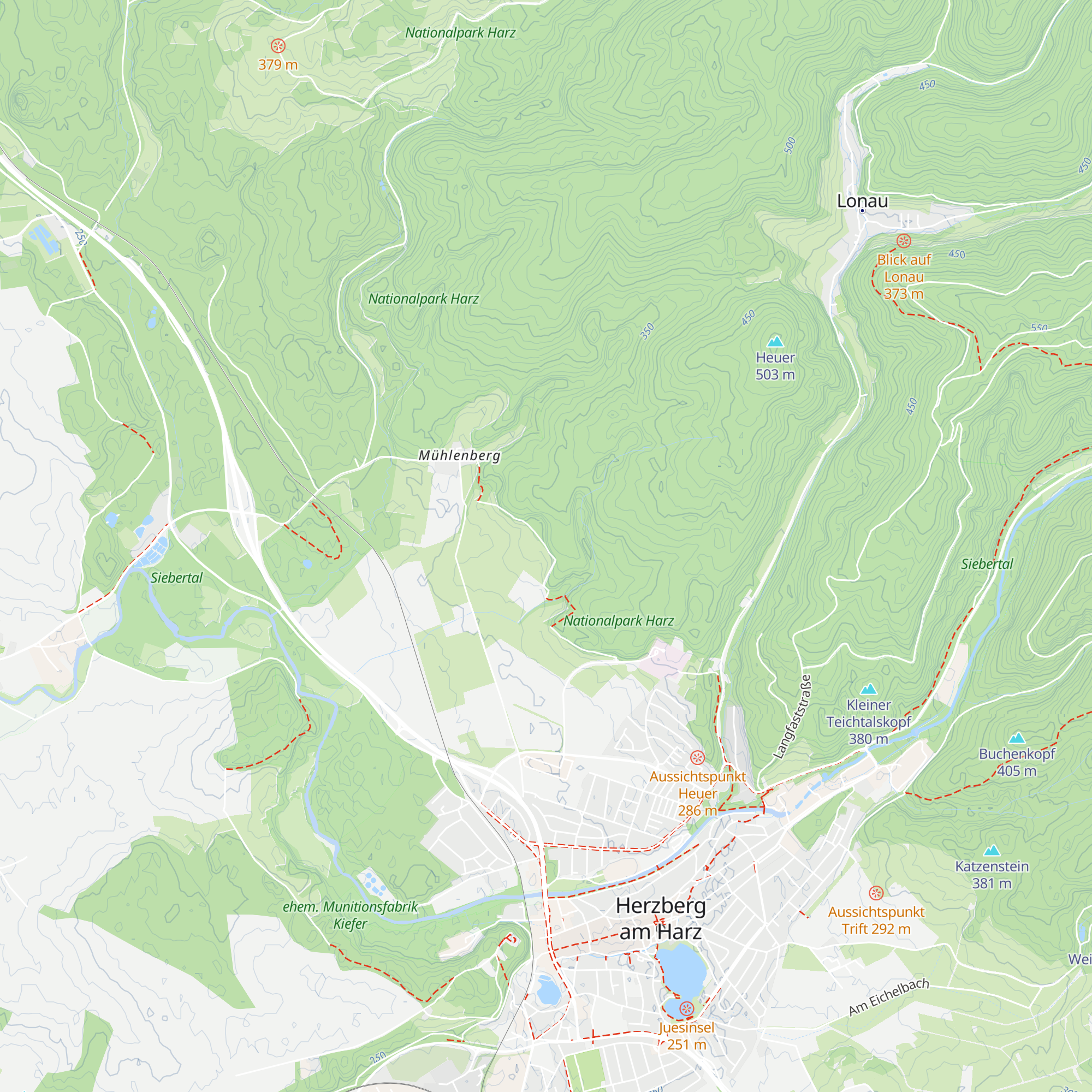 Werner Warnecke Hütte map