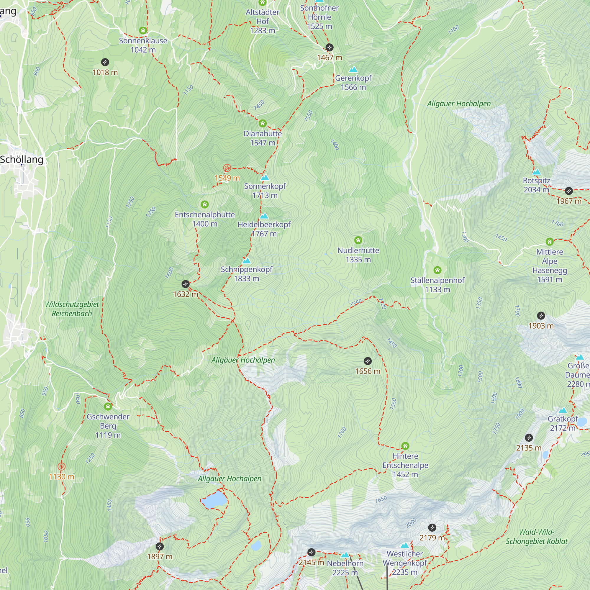 Rotmooshütte map
