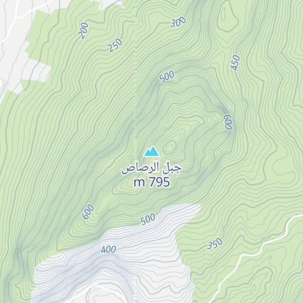 Map of جبل الرصاص