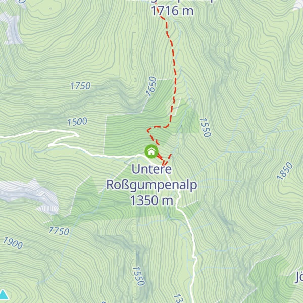 Map of Untere Roßgumpenalp