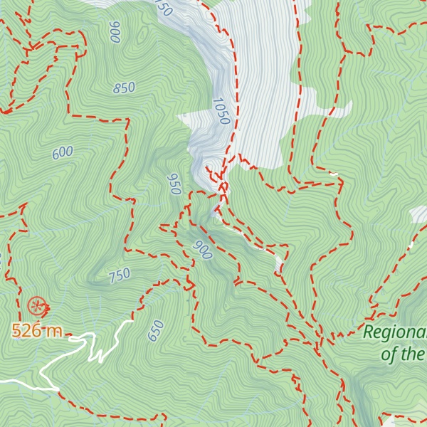 Map of Monte Forato Sud