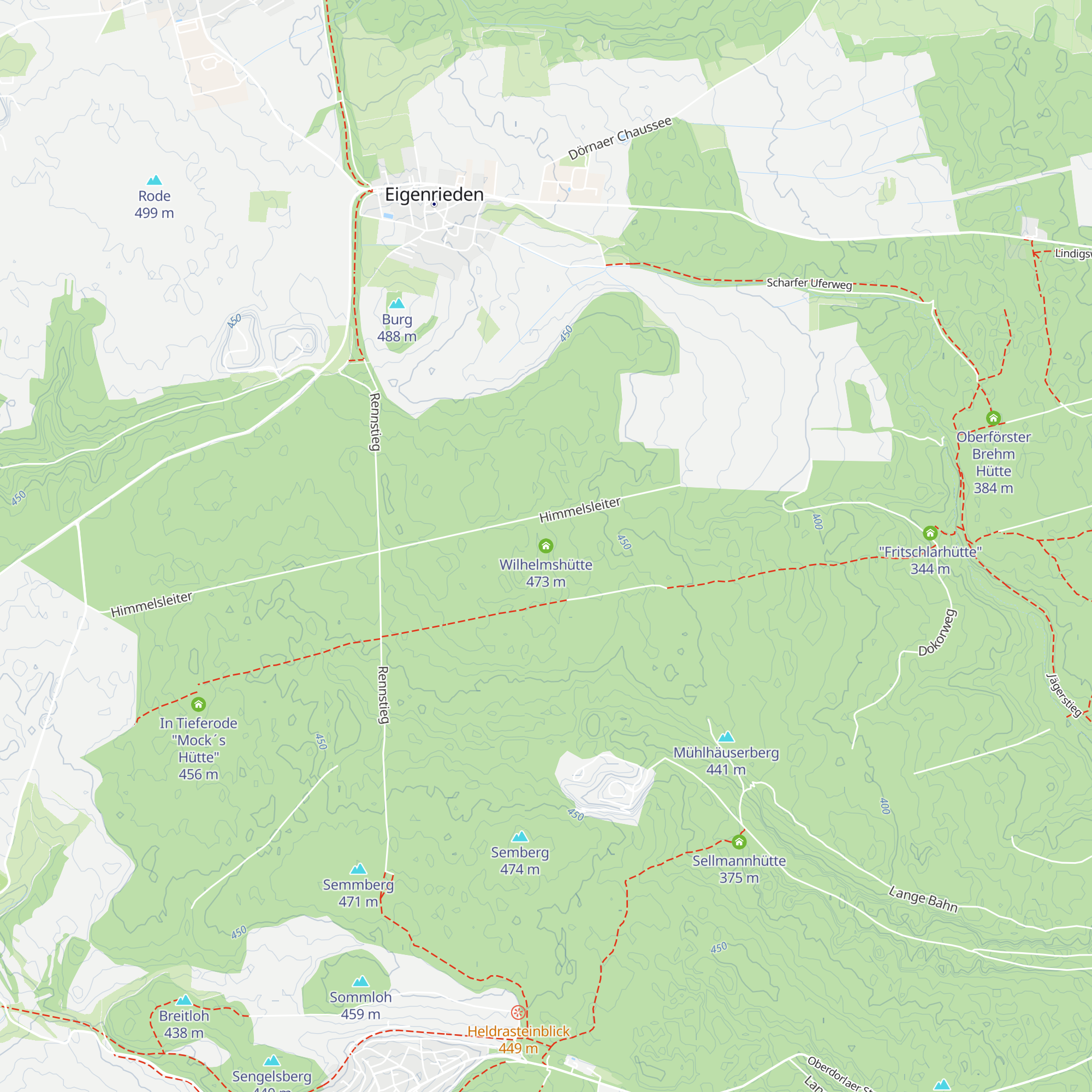 Wilhelmshütte map