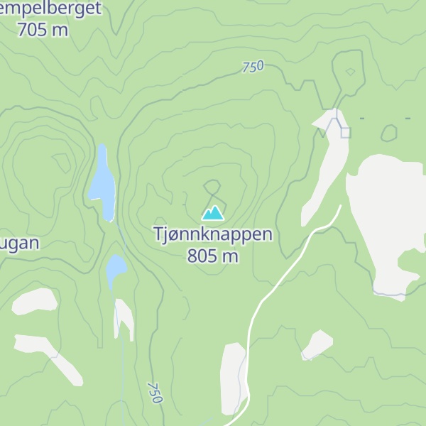 Map of Tjønnknappen