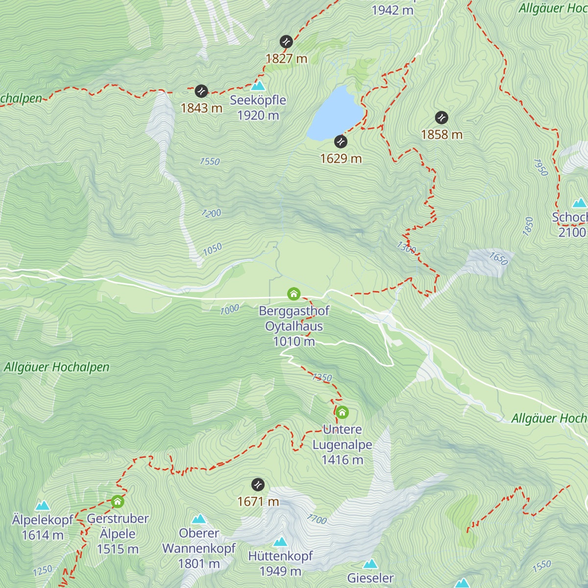 Berggasthof Oytalhaus map
