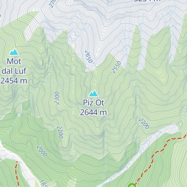Map of Piz Ot
