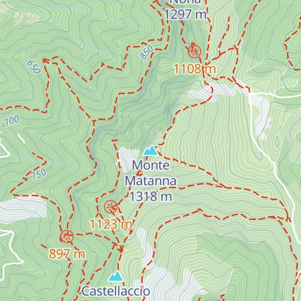 Map of Monte Matanna