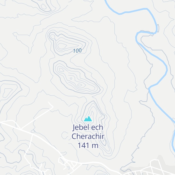 Map of Jebel el Froukh