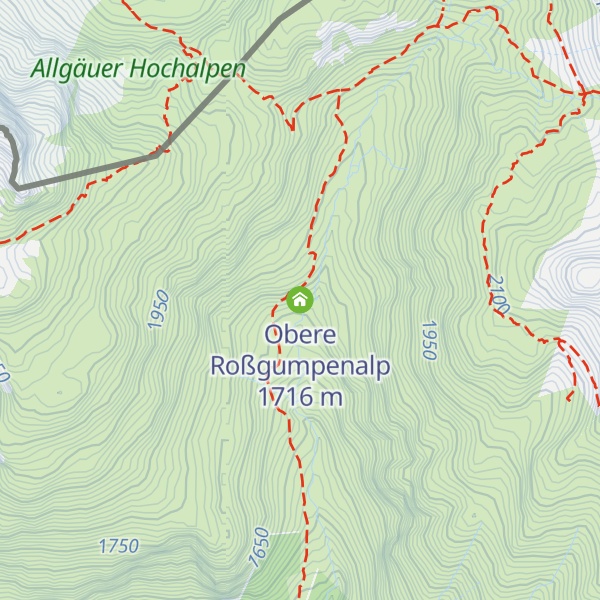 Map of Obere Roßgumpenalp