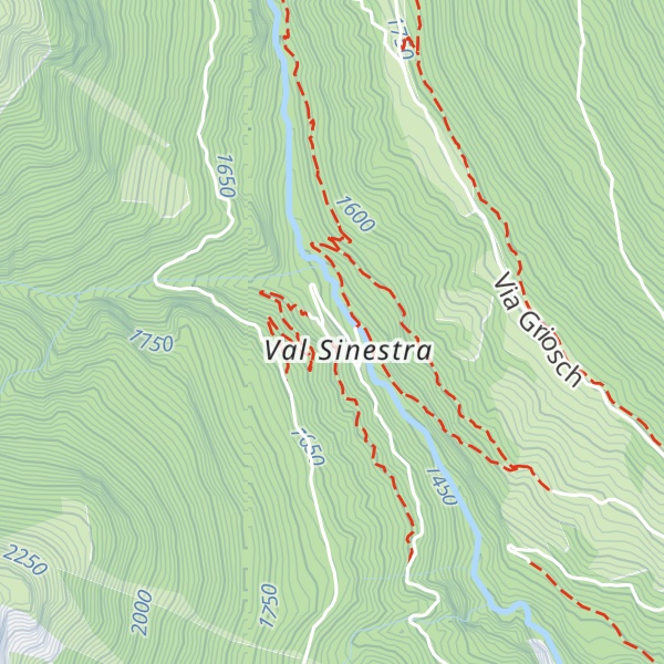 Map of Hotel Val Sinestra