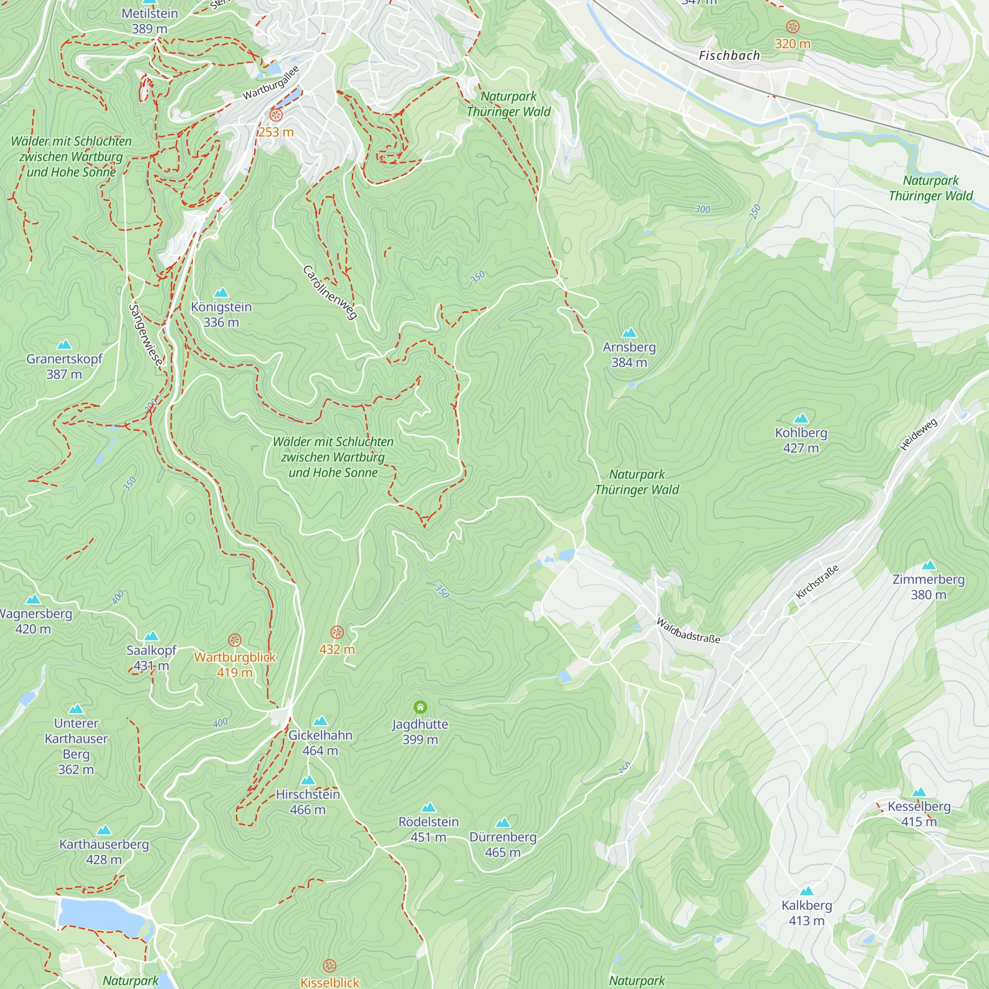 Glühweinhütte map