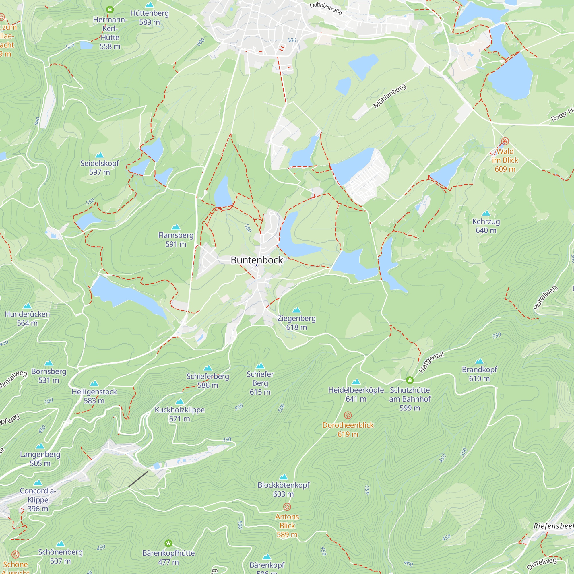 Harz-Urlaubs-Alm map