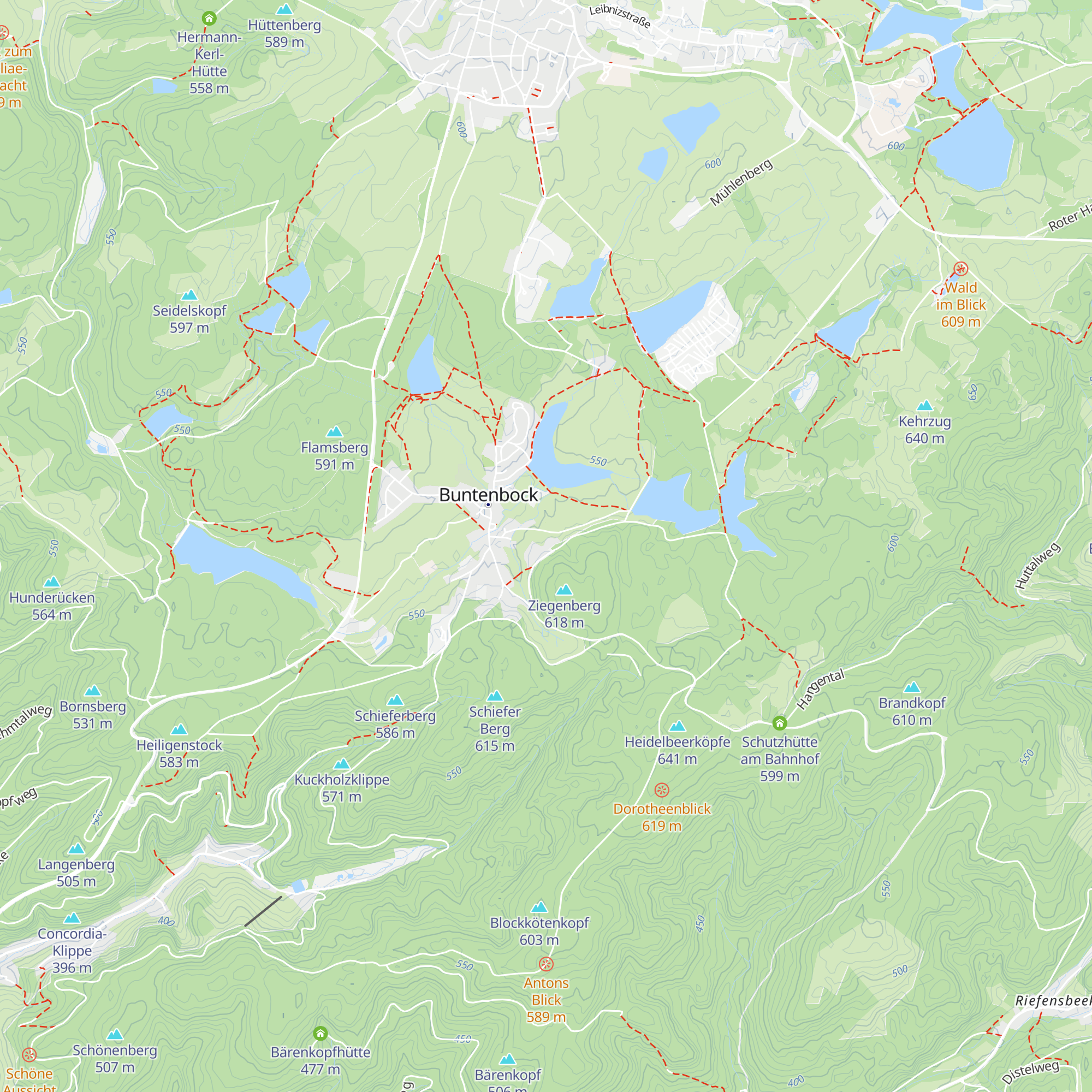 Harz-Urlaubs-Alm map