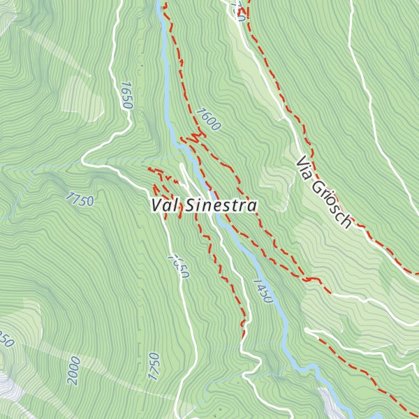 Map of Berghaus Val Sinestra