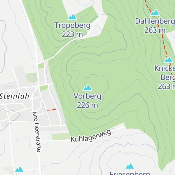Map of Vorberg