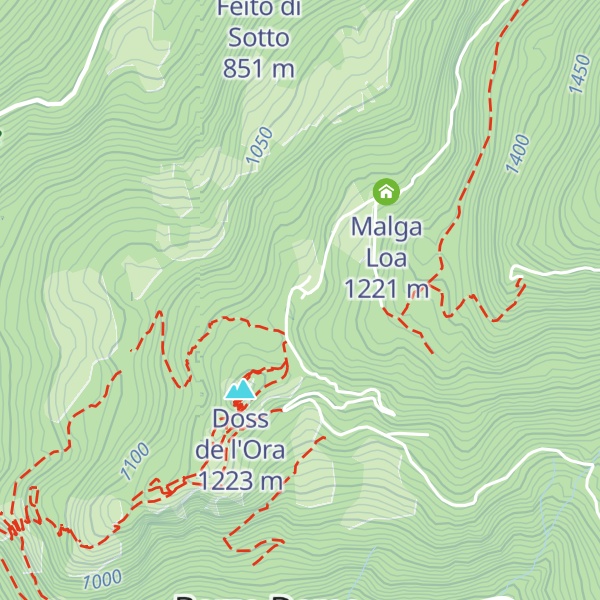 Map of Rifugio Loa