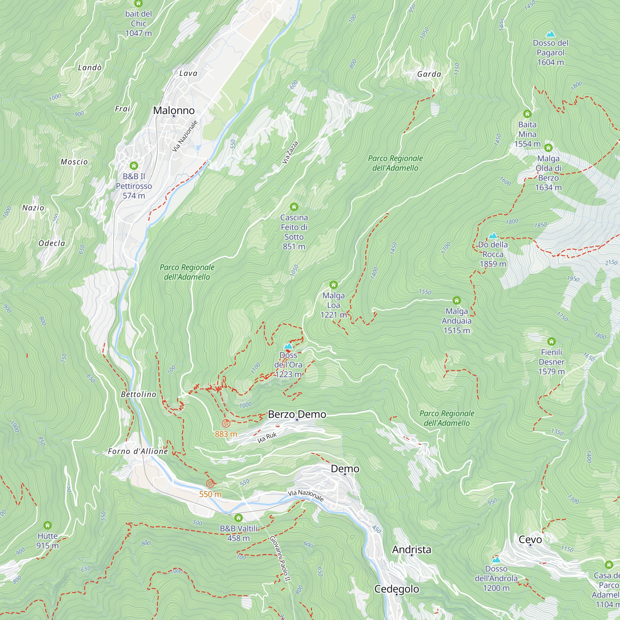 Baita Loa map