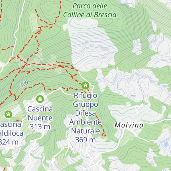Map of Rifugio Gruppo Difesa Ambiente Naturale