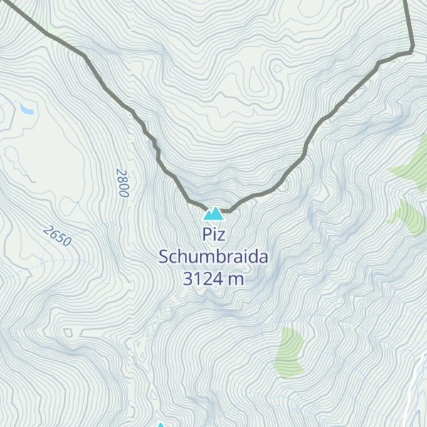Map of Piz Schumbraida