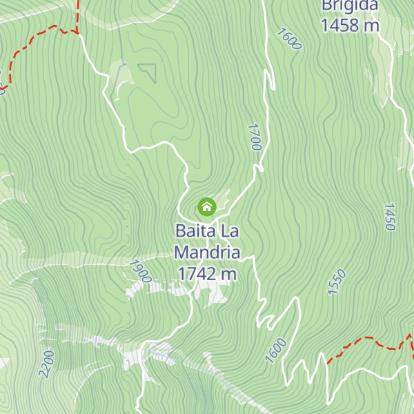 Map of Baita La Mandria