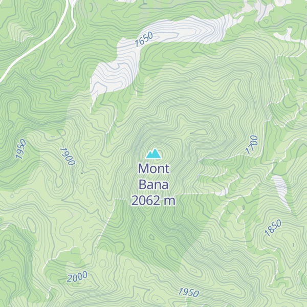 Map of Mont Bana