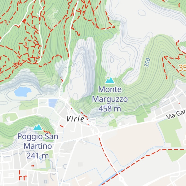 Map of Monte Predelle