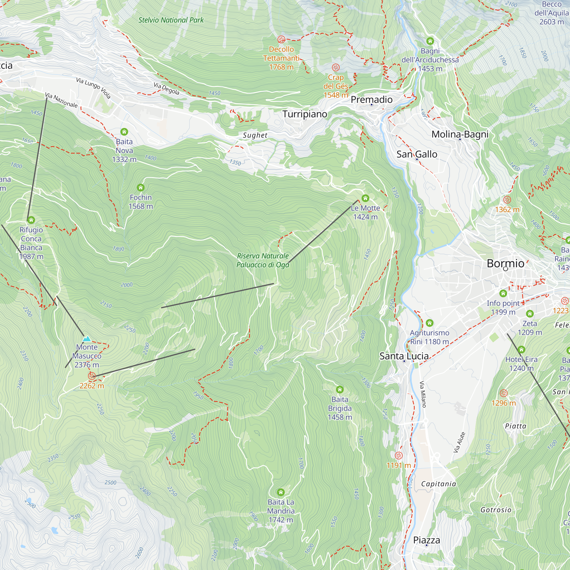 Casermetta corpo di guardia map