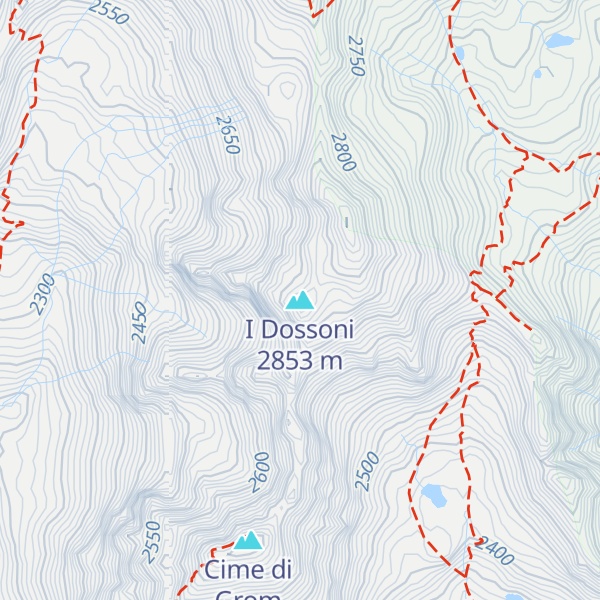 Map of I Dossoni