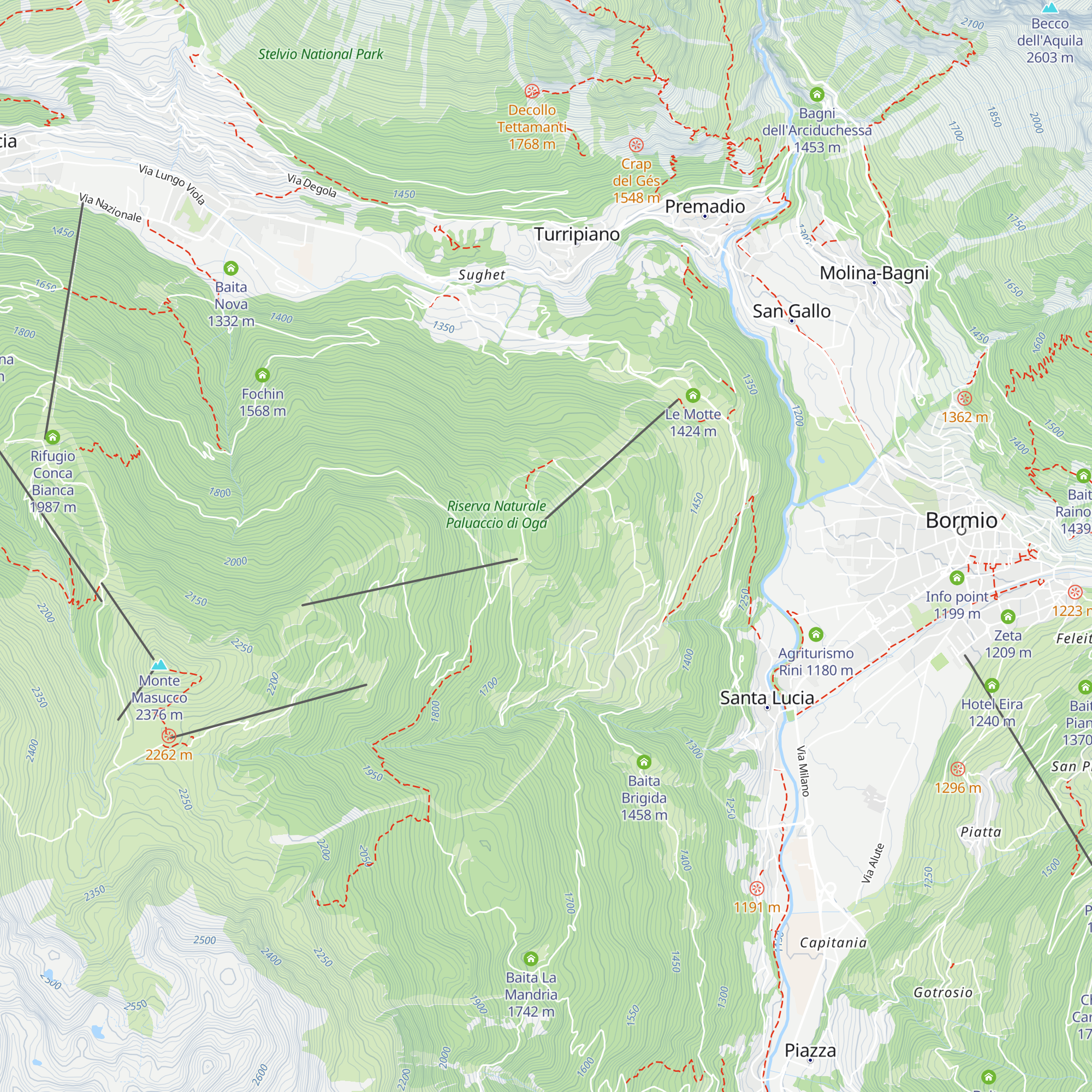 Presa d'aria map