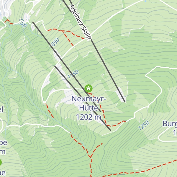 Map of Neumayr-Hütte