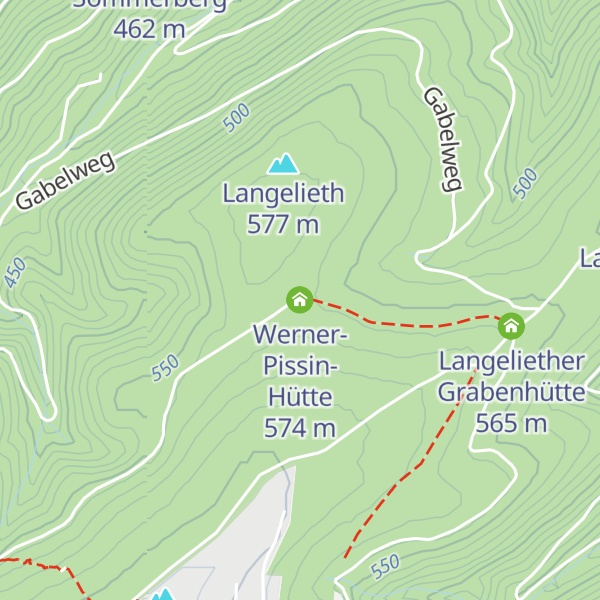 Map of Werner-Pissin-Hütte