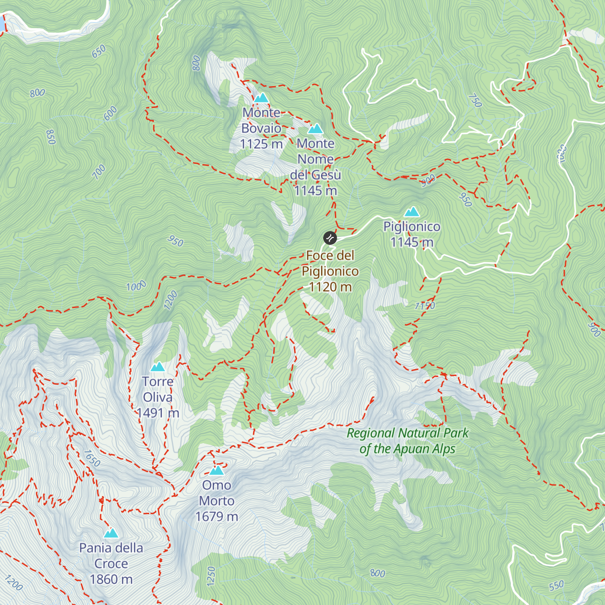Baita Roberto Nobili map