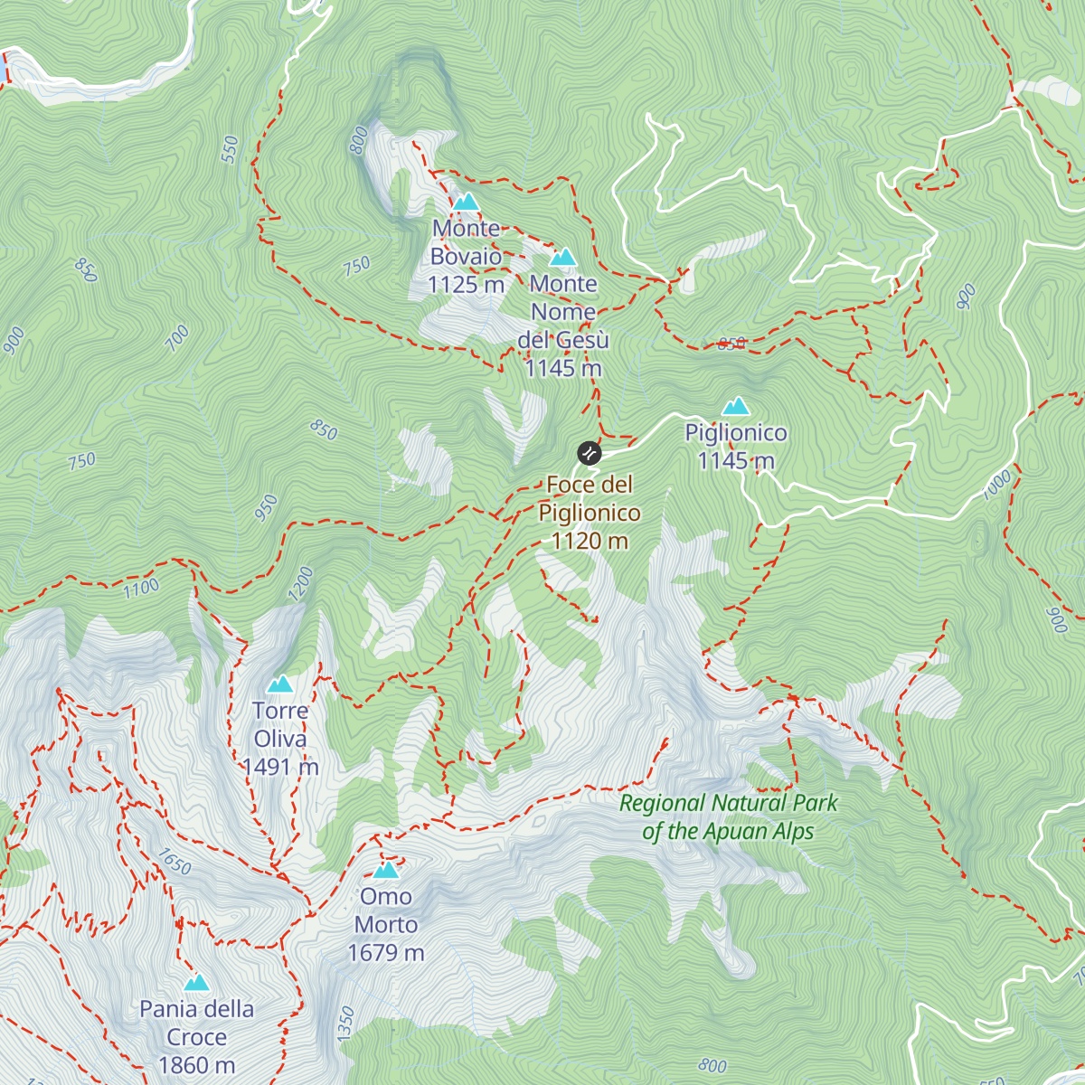 Baita Pania map