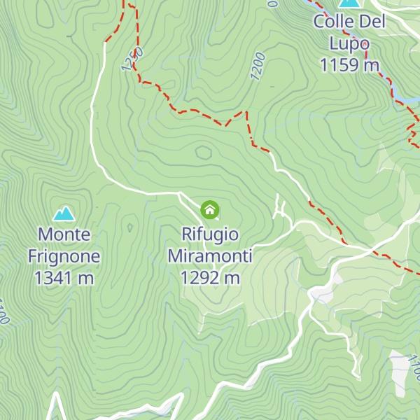 Map of Rifugio Miramonti