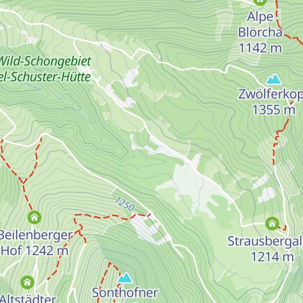 Map of Naturfreundehaus Michael-Schuster-Hütte