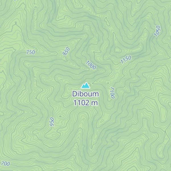 Map of Diboum